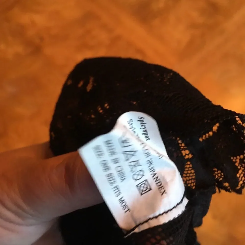 🎃 OO Gorgeous Black Lingerie Body Suit